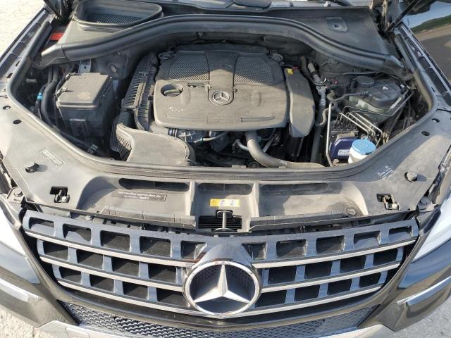 4JGDA5HB1EA340644 - 2014 MERCEDES-BENZ ML 350 4MATIC BLACK photo 12