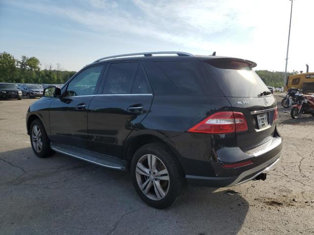 4JGDA5HB1EA340644 - 2014 MERCEDES-BENZ ML 350 4MATIC BLACK photo 2