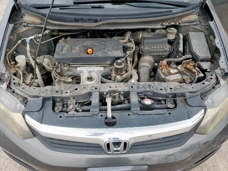 2HGFB2F82CH307698 - 2012 HONDA CIVIC EX GRAY photo 11