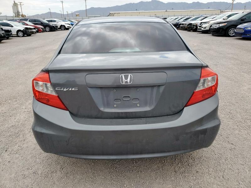2HGFB2F82CH307698 - 2012 HONDA CIVIC EX GRAY photo 6