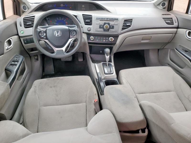 2HGFB2F82CH307698 - 2012 HONDA CIVIC EX GRAY photo 8