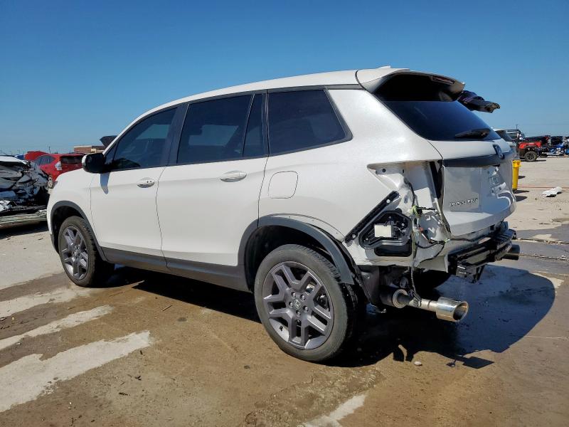 5FNYF8H56PB009006 - 2023 HONDA PASSPORT EXL WHITE photo 2