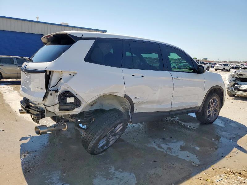 5FNYF8H56PB009006 - 2023 HONDA PASSPORT EXL WHITE photo 3
