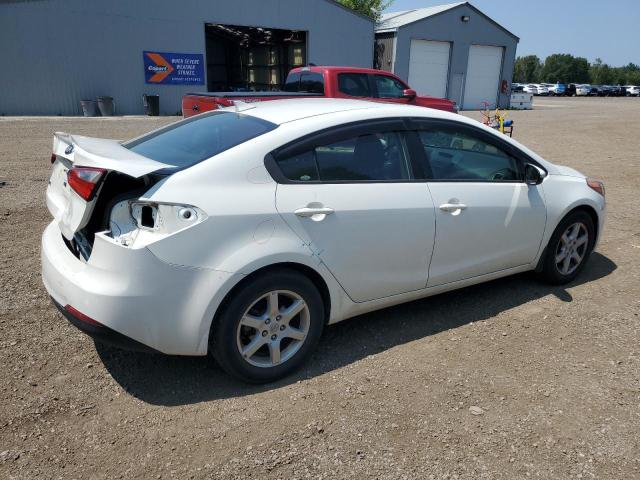 KNAFX4A69E5122976 - 2014 KIA FORTE LX WHITE photo 3