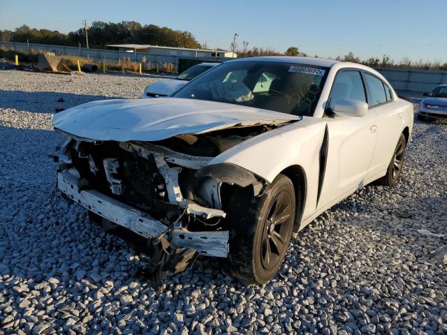 2C3CDXHG8JH153531 - 2018 DODGE CHARGER SXT PLUS WHITE photo 2