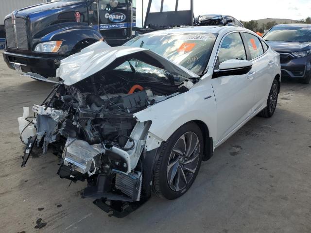 19XZE4F99NE009509 - 2022 HONDA INSIGHT TOURING WHITE photo 2