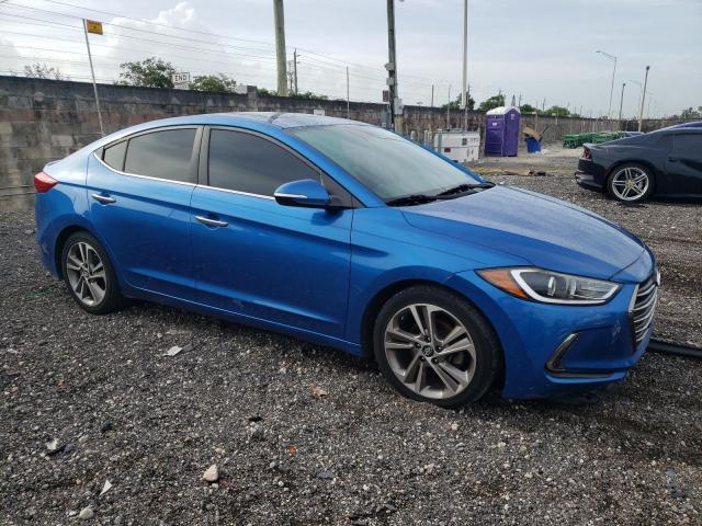 5NPD84LF6HH110213 - 2017 HYUNDAI ELANTRA SE BLUE photo 4