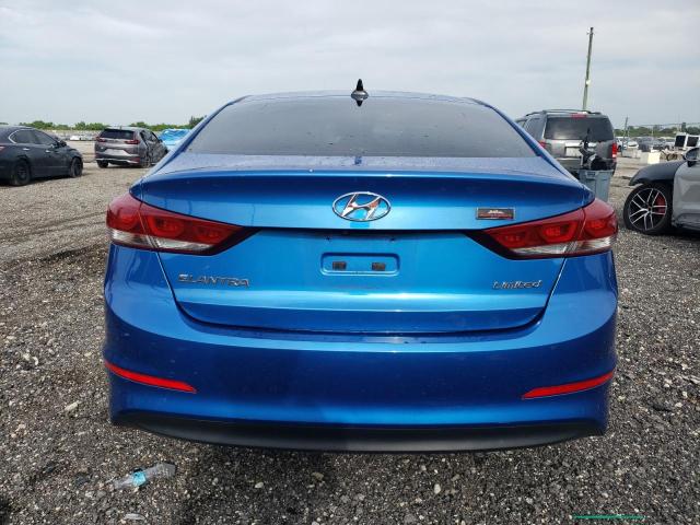 5NPD84LF6HH110213 - 2017 HYUNDAI ELANTRA SE BLUE photo 6