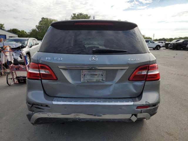 4JGDA5HB6DA204637 - 2013 MERCEDES-BENZ ML 350 4MATIC GRAY photo 6