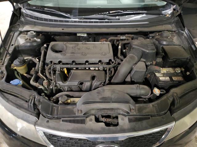 KNAFU4A2XB5326199 - 2011 KIA FORTE EX BLACK photo 11