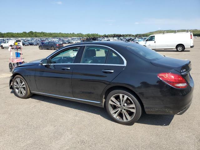 55SWF4KB4JU273054 - 2018 MERCEDES-BENZ C 300 4MATIC BLACK photo 2