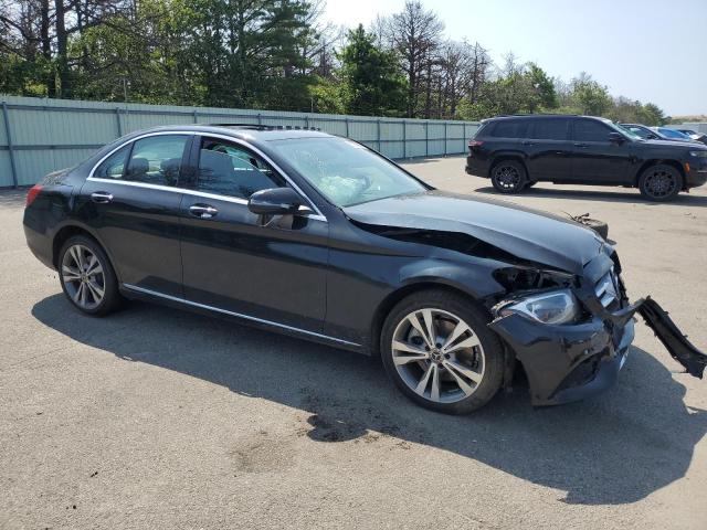 55SWF4KB4JU273054 - 2018 MERCEDES-BENZ C 300 4MATIC BLACK photo 4