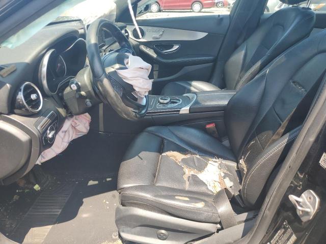 55SWF4KB4JU273054 - 2018 MERCEDES-BENZ C 300 4MATIC BLACK photo 7