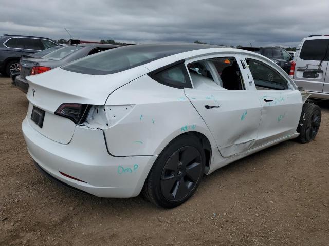 5YJ3E1EA9PF570614 - 2023 TESLA MODEL 3 白色 照片 3