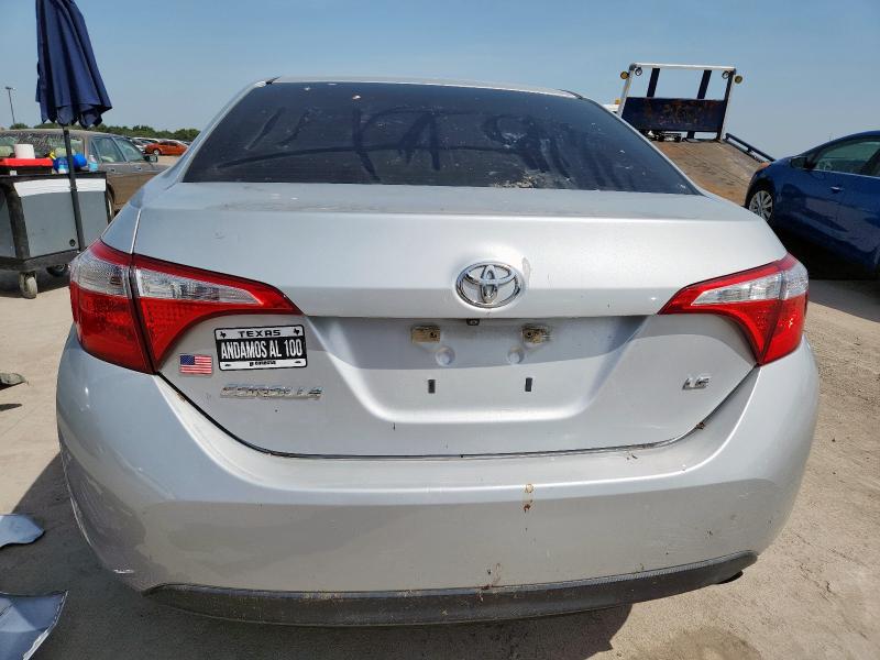 5YFBURHE0FP197171 - 2015 TOYOTA COROLLA L GRAY photo 6