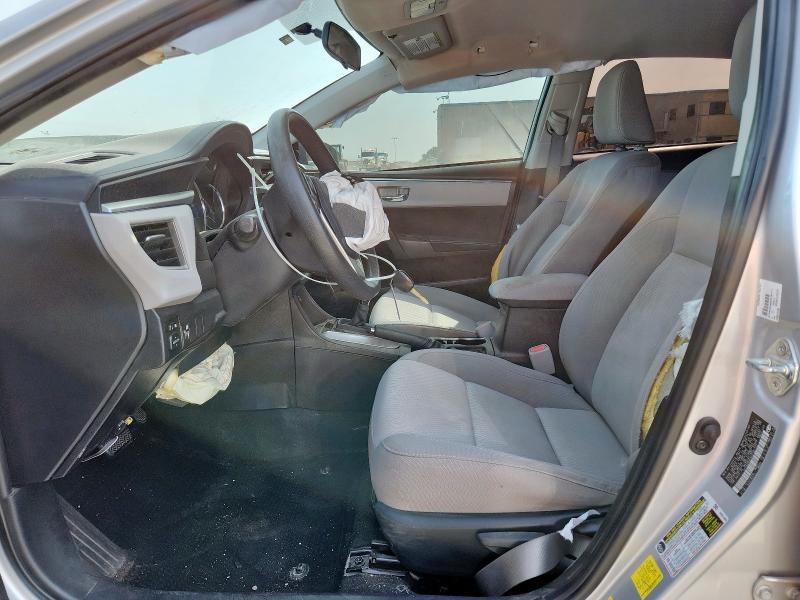 5YFBURHE0FP197171 - 2015 TOYOTA COROLLA L GRAY photo 7