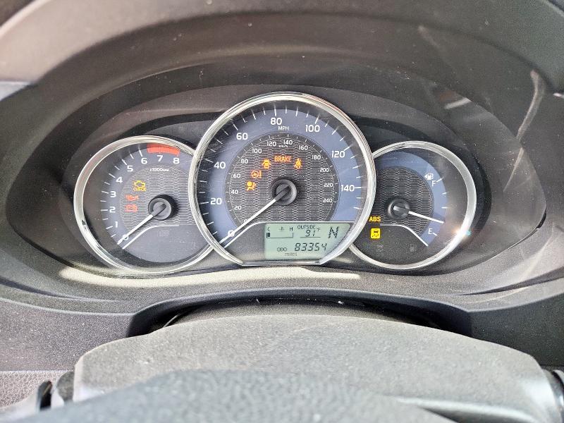 5YFBURHE0FP197171 - 2015 TOYOTA COROLLA L GRAY photo 9