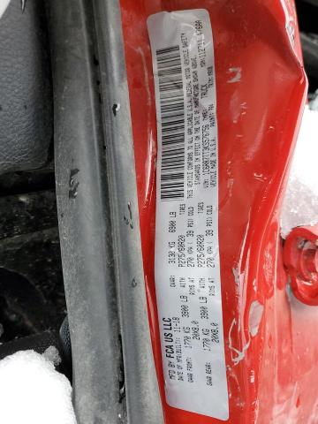 1C6RR7TT3KS576756 - 2019 RAM 1500 CLASS SLT 红色 照片 10