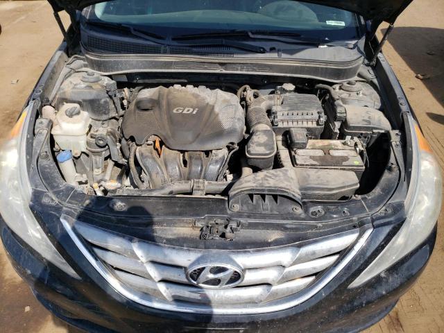 5NPEC4AC9CH412258 - 2012 HYUNDAI SONATA SE BLACK photo 11