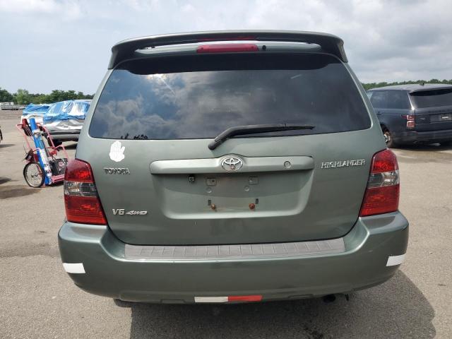 JTEEP21A770202456 - 2007 TOYOTA HIGHLANDER SPORT GREEN photo 6