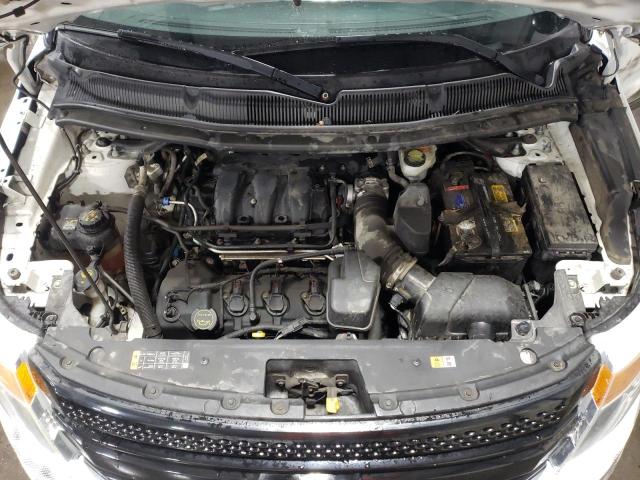 1FM5K8AR1EGC08278 - 2014 FORD EXPLORER POLICE INTERCEPTOR 白色 照片 12