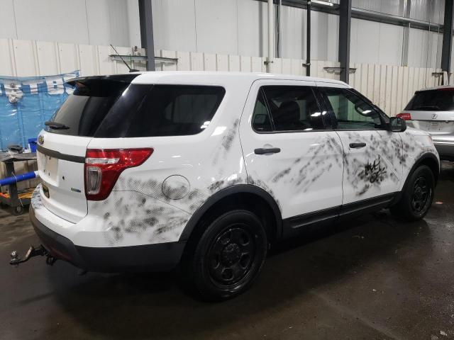 1FM5K8AR1EGC08278 - 2014 FORD EXPLORER POLICE INTERCEPTOR 白色 照片 3