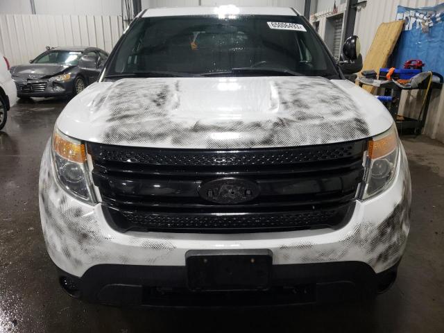 1FM5K8AR1EGC08278 - 2014 FORD EXPLORER POLICE INTERCEPTOR 白色 照片 5