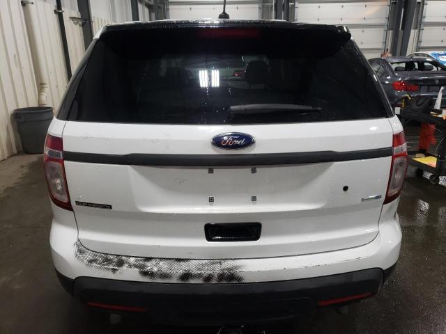 1FM5K8AR1EGC08278 - 2014 FORD EXPLORER POLICE INTERCEPTOR WHITE photo 6