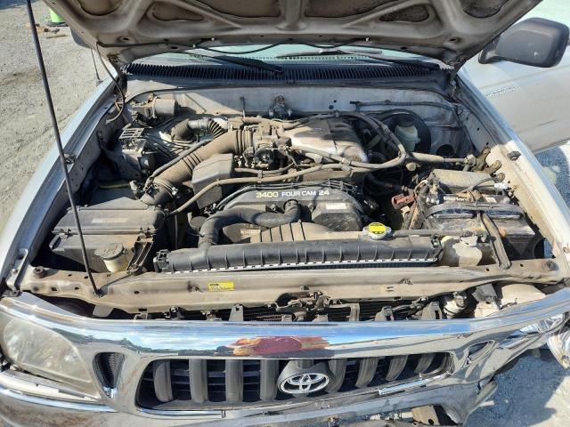 5TEGN92N04Z374983 - 2004 TOYOTA TACOMA DOUBLE CAB PRERUNNER SILVER photo 11