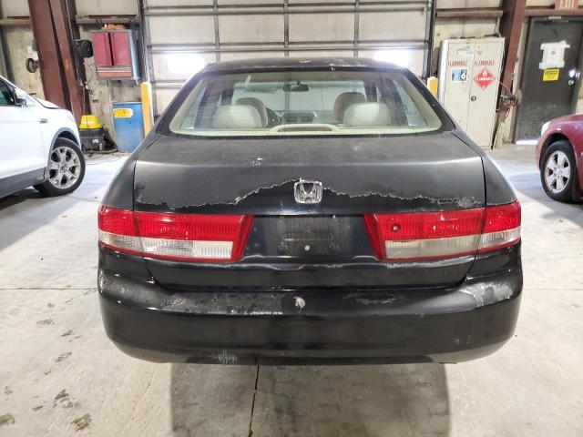 1HGCM56343A013849 - 2003 HONDA ACCORD LX BLACK photo 6