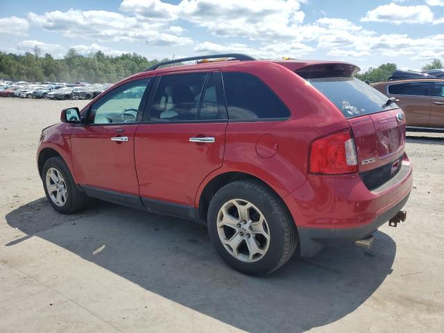 2FMDK4JCXBBA21477 - 2011 FORD EDGE SEL MAROON photo 2