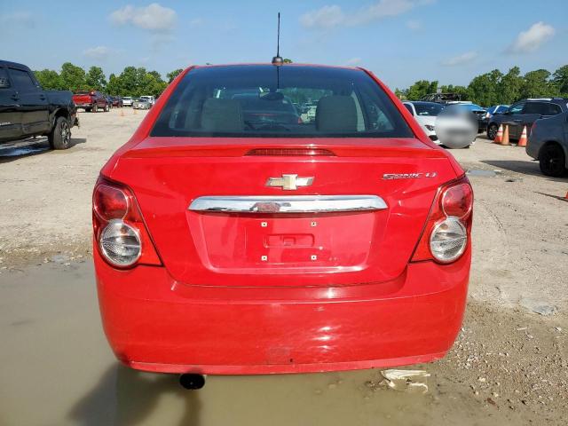 1G1JC5SHXF4156777 - 2015 CHEVROLET SONIC LT RED photo 6