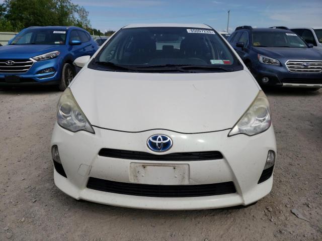 JTDKDTB3XC1012810 - 2012 TOYOTA PRIUS C FO WHITE photo 5