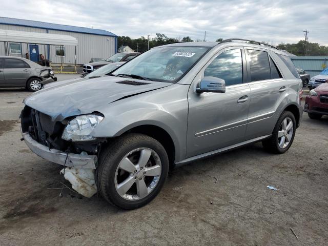 4JGBB8GB1BA720277 - 2011 MERCEDES-BENZ ML 350 4MATIC GRAY photo 1