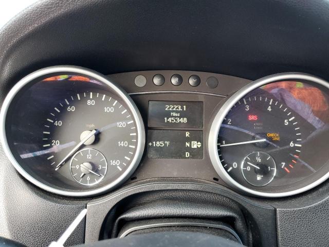 4JGBB8GB1BA720277 - 2011 MERCEDES-BENZ ML 350 4MATIC GRAY photo 9