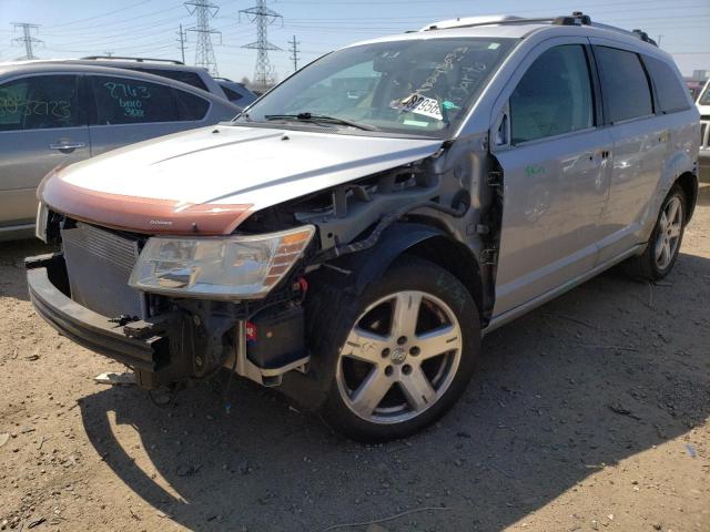 3D4GH67V09T242687 - 2009 DODGE JOURNEY R/T SILVER photo 1