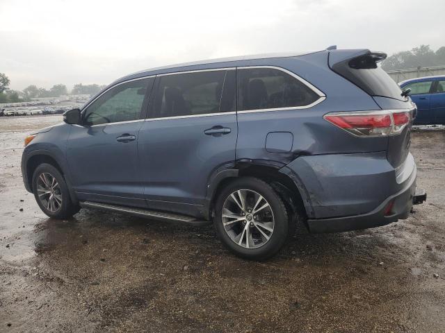 5TDJKRFH1GS506296 - 2016 TOYOTA HIGHLANDER XLE Azul foto 2