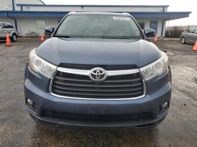 5TDJKRFH1GS506296 - 2016 TOYOTA HIGHLANDER XLE Azul foto 5