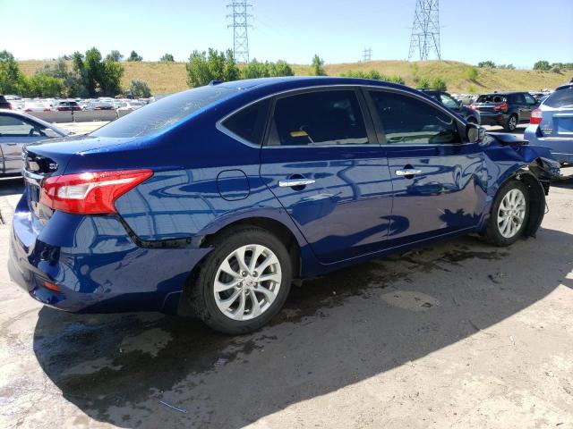 3N1AB7AP6KY209712 - 2019 NISSAN SENTRA S BLUE photo 3