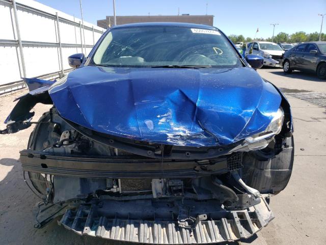 3N1AB7AP6KY209712 - 2019 NISSAN SENTRA S BLUE photo 5