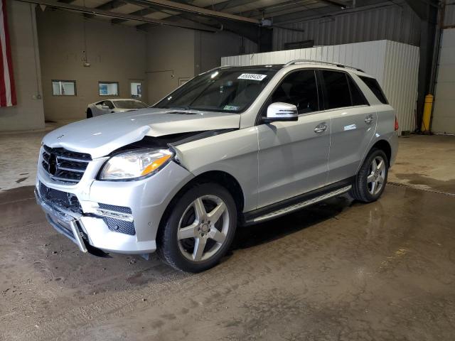 4JGDA5HB3FA493835 - 2015 MERCEDES-BENZ ML 350 4MATIC SILVER photo 1
