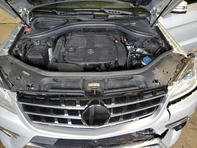 4JGDA5HB3FA493835 - 2015 MERCEDES-BENZ ML 350 4MATIC SILVER photo 12