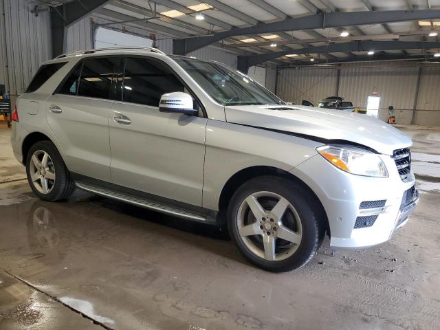4JGDA5HB3FA493835 - 2015 MERCEDES-BENZ ML 350 4MATIC SILVER photo 4