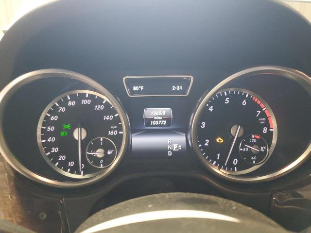 4JGDA5HB3FA493835 - 2015 MERCEDES-BENZ ML 350 4MATIC SILVER photo 9