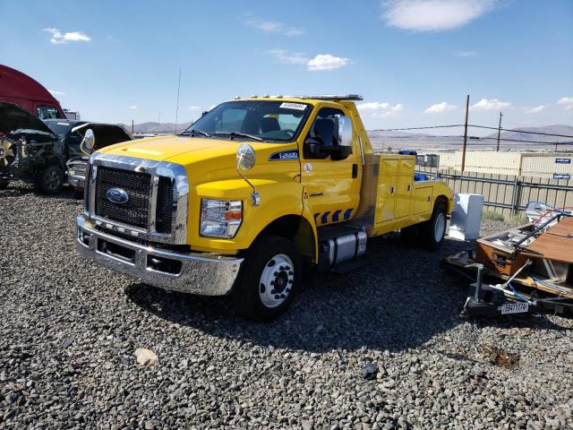 1FDWF6DE1MDF04536 - 2021 FORD F650 SUPER DUTY YELLOW photo 2