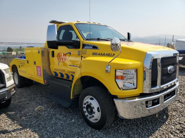 1FDWF6DE1MDF04536 - 2021 FORD F650 SUPER DUTY YELLOW photo 9