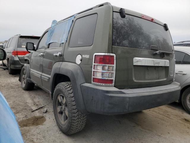 1J8GP28K08W157279 - 2008 JEEP LIBERTY SPORT GREEN photo 2