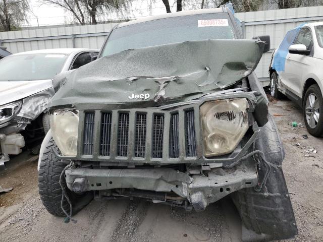1J8GP28K08W157279 - 2008 JEEP LIBERTY SPORT GREEN photo 5