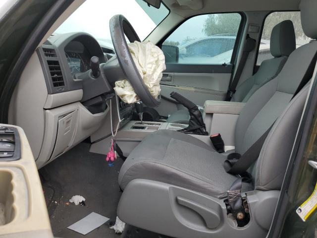 1J8GP28K08W157279 - 2008 JEEP LIBERTY SPORT GREEN photo 7