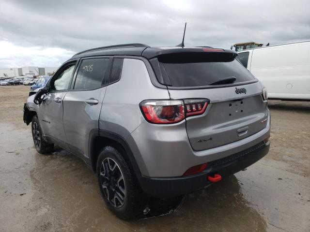 3C4NJDDB0KT744807 - 2019 JEEP COMPASS TRAILHAWK SILVER photo 3